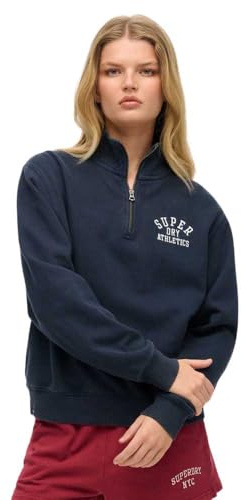 Superdry Athletic Essential Half Zip Sweatshirt M Blue