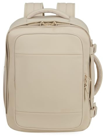American Tourister Rucksack Reisetasche mit Laptopfach Take2Cabin Casual Backpack Mono 26,5L Beige