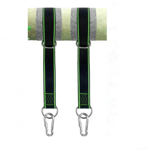 Tree Strap Extension String 150cm Heavy Duty Suspension System for Hanging Chair Yoga Swing Disc Swing for nest Seat(Green edges)