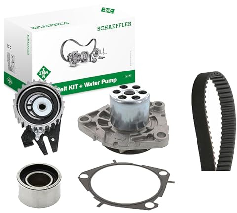 INA 530 0625 30 Wasserpumpe + Zahnriemensatz 30 mm Kompatibel mit ALFA ROMEO 159 Sportwagon 939, FIAT CROMA 194