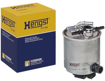 HENGST - Kraftstofffilter H399WK - Hochwertiger Kraftstoff-Leitungsfilter für KFZ - Entfernt Staub und Schmutz aus Otto- oder Dieselmotoren - Schützt das Einspritzsystem