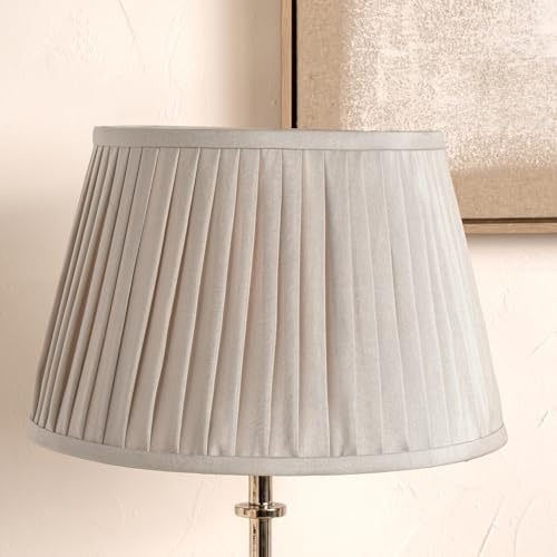 Pacific Lifestyle 36-004-16TA Poly Cotton Knife Pleat Shade Taupe 40 cm