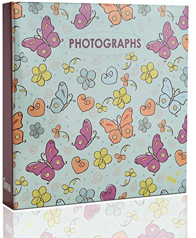 Arpan Photo Album Memo Slip In Case Photo Album For 200 x 4 x 6 Inch / 10x15 cm Photos (Butterflies)