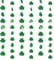 HOWAF Glitter Kleeblatt Deko String Deckenh?nger Garland Dekoration (39.37 ft, 57Shamrocks) für St. Patricks Day Party Deko