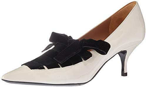 Emporio Armani Damen Decollete Pump, Weiá (weiß/schwarz), 37 EU