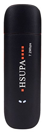 ASHATA USB Surfstick, Tragbar USB Hotspot 3G Modem 7.2Mpbs Wireless Router,3G Network Dongle USB Wireless Dongle,Unterstützt MTS/HSDPA/GSM Karte Schwarz