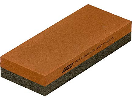 NORTON INDIA Kombinations-Ölstein/Schleifstein/Wetzstein | 152 x 64 x 25 mm | Körnung: Grob (100) / Fein (320) Kombination