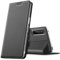 Verco Handyhülle für Sony Xperia 1 II, Premium Handy Flip Cover für Sony Xperia 1 II Hülle [integr. Magnet] Book Case PU Leder Tasche, Schwarz