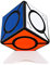 FunnyGoo Oostiftun MOFANGGE Fangyuan Skewb Irregular Six Spot Cube Puzzle Mo fang ge fangyuan Skewb Würfel Schwarz mit einem Würfel Stand