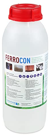 Ecoform Ferrocon Rostumwandler - Rostlöser - Rostentferner für Auto, Haus, Garten - Bestens geeignet für Terrassenplatten - 1 Liter