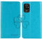 TienJueShi Blue Book Stand Retro Flip Leather Protector Phone TPU Silicone Case For Doro 8100 8110 6.008 inch Gel Cover Etui Wallet