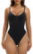 YIANNA Donna Shapewear Body Contenitivo Modellante Perizoma Bodysuit Pancera Dimagrante Shaper Pancia Piatta Contenitiva Nero XXS - XS 5215