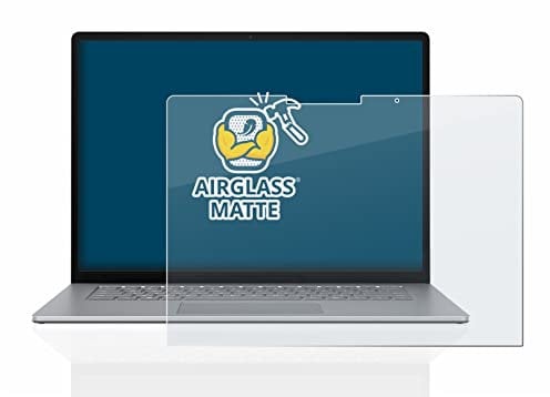 brotect Anti-Glare Glass Screen Protector Matte compatible with Microsoft Surface Laptop 5/6 13.5 - Anti-Scratch 9H Protection Film