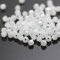 1300 cuentas de cristal bicónicas de 3 mm coloridas para suministros de abalorios de joyería, manualidades hechas a mano, proyectos de cuentas, pulseras, collares, aretes, joyas (blanco sólido)