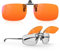 Goiteia 100% Blaulichtblockierende Clip-On-Brille, Computer und Gaming Clip On Brillen für besseren Schlaf in der Nacht, gegen Augenbelastung, geeignet für Bildschirme, Spiele, Fernseher, Mobiltelefon