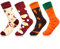 TaimeiMao Lustige Socken mit Ostern Motiv für Herren und Damen,Mehrfarbige Lange Baumwollsocken,Witzige Verrückte Socken,Ostergeschenke