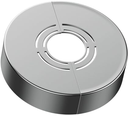 Lohill 2 Stück Duscharmatur Rosette 3 Größen in 1, Heizungsrohr Rosette Rohrabdeckung, Rosette Wasserhahn, Rosetten für duscharmaturen, Abdeckrosette Geteilt für Ø 21mm/26mm/33mm