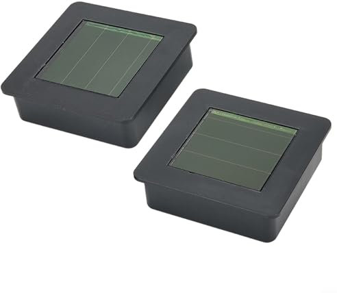 BlissfulAbode Ersatz-Solarlicht-Abdeckung, Amorphes Silikon, Kunststoff-Solarleuchte, quadratisches Solarmodul-Oberteil, Ersatz für Gartenlaterne, Solarlampe (2 Stück)