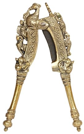 Supari - Schiaccianoci Sarota in ottone, misura 20,3 cm