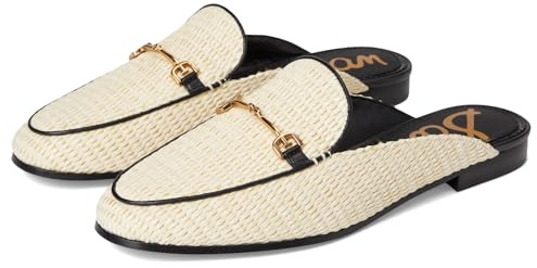 Sam Edelman Womens LinnieBallet Flat, Linen Raffia, 3.5 UK
