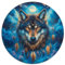 1000-teiliges Puzzle, Traumfänger-Wolf, runde Puzzles, für Erwachsene und Kinder ab 12 Jahren, Papppuzzles, Geburtstagsgeschenk, Geschenke für Erwachsene, Größe 67,5 x 67,5