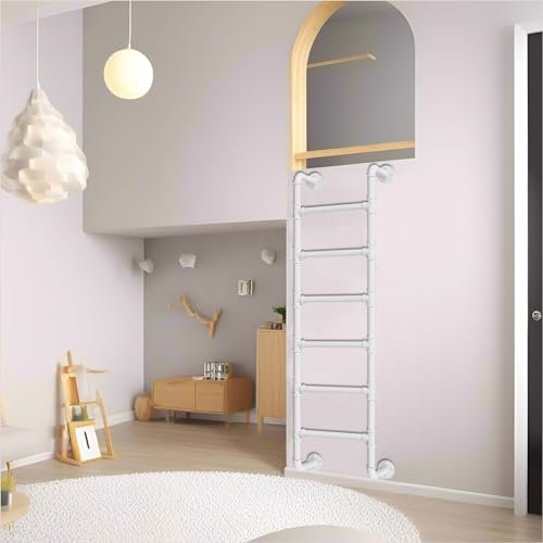 Etagenbett mit 3 Stufen, Keller, Fluchtleiter mit Wandhalterung, 129,5 cm, Dachbodenleiter
