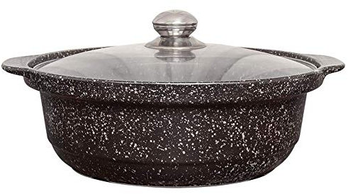 Tower Casserole Dish with Lid, Forged Aluminium with Easy Clean Non-Stick Ceramic Coating, Graphite