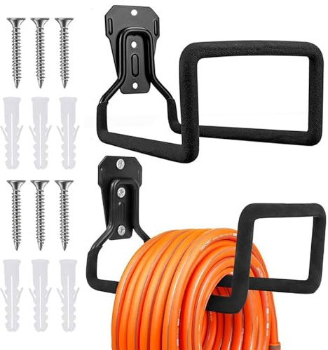 2 Stück Metall Schlauchhalter, Gartenschlauchhalter Wandhalterung, Robuste Gartenschlauch Aufhängung Wasserschlauchhalter Für Außenhof Langlebige Schlauchhaken