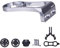 Meiliyizu Road Bicycles Computer Mount Adjustable Bike Handlebars Extension Bracket Light Stands Bike Computer Mount Adapters Base
