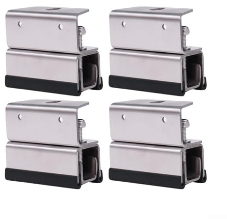 Niceminiwall Kit di staffe di montaggio per portapacchi in acciaio inox, 4/6 pezzi, per installazione di pannelli solari, camper, camper, per PROMASTER, Ducato, Jumper (4 pezzi)