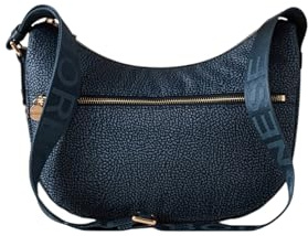 Borbonese Donna Borsa A Tracolla 934107I15 Poliestere Blu Taglia Unica