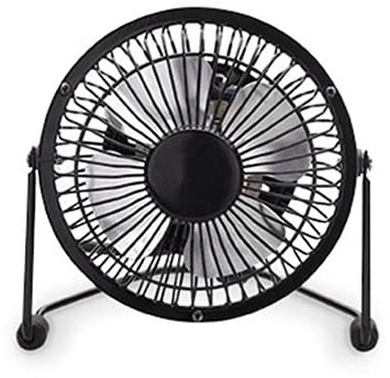 GSC 5000720 Mini Ventilador sobremesa USB 3W Negro, 3 W, Metal, Multicolor