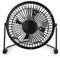 GSC 5000720 Mini Ventilador sobremesa USB 3W Negro, 3 W, Metal, Multicolor