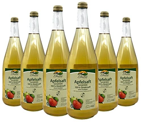 BLEICHHOF® Apfelsaft naturtrüb - Direktsaft, vegan (6x0,95l)