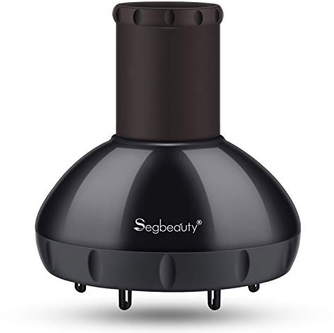 Segbeauty Haardiffusor für lockiges Haar, Verbesserter Diffusor für gewelltes Haar Professioneller Salon-Diffusor-Aufsatz ohne Kräuselung für Föhn mit 1,57 -1,97 -Düse