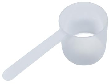Supplement and Supply 3/8 Cup (3 Oz. | 6 Tablespoon | 90 mL) Long Handle Plastic Measuring Scoop for Coffee, Protein Powder, Pet Food, Spices, Grains, Dry Goods – Food-Grade BPA-Free (Pack of 1)