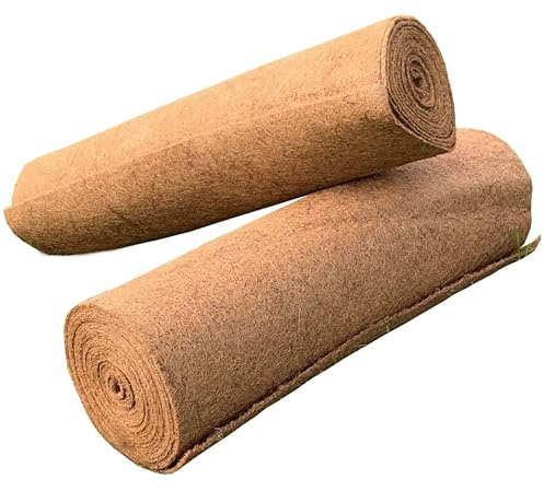 Selections Bulk Roll Coco Hanging Basket Hayrack Wall Trough Planter Liner (20m x 0.75m)
