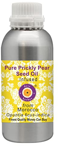 Deve Herbes Olio di fico d'India puro (Opuntia ficus-indica) 100% naturale arricchito con qualità terapeutica 1250 ml (42,2 oz)