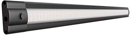 ledscom.de LED Unterbauleuchte SIRIS, 50cm, flach, schwarz, 6,9 W, 655lm, weiß
