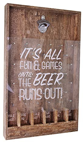 Wall Hanging Bottle Top Drinking Game Party Fun