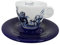 Lucaffe Espressotasse Blucaffe mit Unterteller