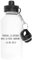 Vendax Parfois, Je Diverge Aluminium Weiß Wasserflasche Mit Schraubverschluss White Water Bottle With Screw Cap