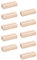 TOYANDONA 25pcs Rustic Acrylic Sign Holders Wood Table Numbers Display Stands Business Wooden Menu Base Place Card Holder for Retail Shop Wedding Party Events Decoration