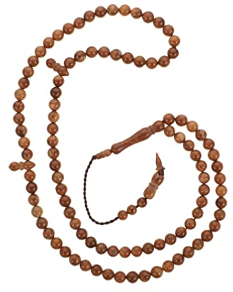 Holz Tasbih Gebetskette 99 Muslimischen: Islamischen Gebet Perlen Rosenkranz Perlen 10Mm Zikr Tasbeeh Misbaha Masbaha Tespih Holz Perle Halskette