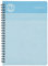 nu: Notebooks (NU004116-FSC) Cloud Pastels Range Notizbuch, A6, Spiralbindung, 110 Seiten, Blau