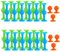 Anyinkai 30PCS Saugnapf Spielzeug Kinder,Saugnapf Figuren,Saugspielzeug Kinder,Saugnapf Silikon Spiel,Pop Sucker,Twibble,Saugnapf Spiel,Sucker Toy,Sucker Toys Darts,Silikon Bausteine