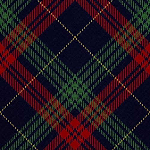 HEKO PANELS Oxford Wasserdichte Meterware Canvas Polyester Stoff Zum Nähen, Möbel- und Dekostoffe, Handwerken, Wasserabweisend, Blickdicht, Kariert - 5 Meter 155 x 500 cm