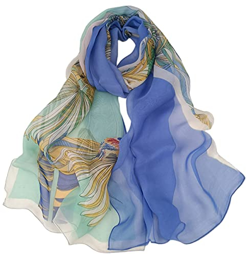 FAIRYGATE Seidentuch Groß Elegant Braut Stola für Kleider Hochzeit Party Retro Umschlagtücher Leicht Weich Schal Wraps A4613