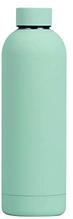 Borraccia termica LJL 750ml - Bottiglia termica, Acciaio inox, Caldo e freddo, Perfetta per scuola, ufficio o palestra (Verde menta)