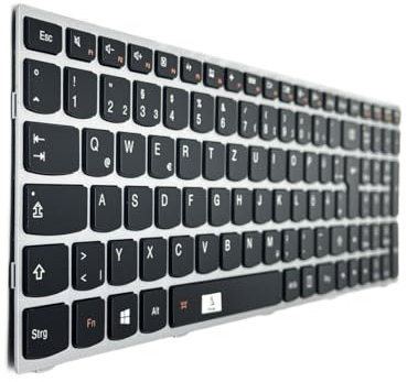 T-ProTek DE Keyboard with Lighting Silver Frame Lenovo IdeaPad 500-15ISK